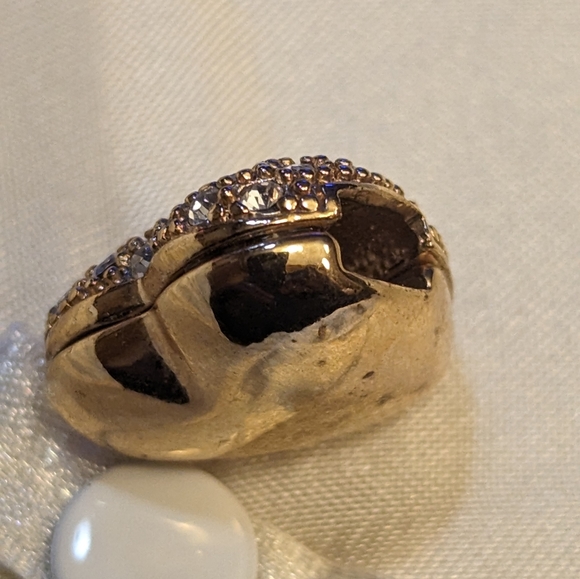 Swarovski Crystal gold heart pendant - Picture 8 of 9